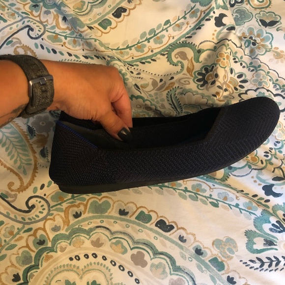 Rothy’s Midnight Metallic Herringbone flats - Picture 5 of 8